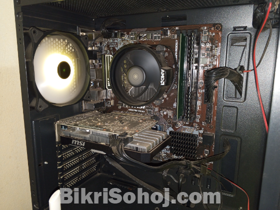 Amd-msi Gaming Pc with Official Warranty